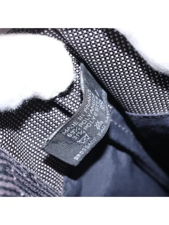 Authentic HERMES Pochette Her Line MM Shoulder Bag Canvas Gray - Picture 3 of 16